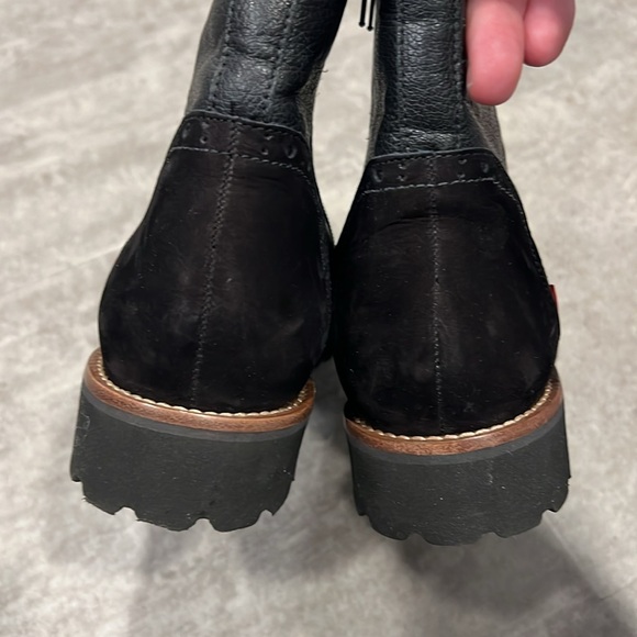 Marc Joseph Luxury Eva Lightweight Wingtip Ankle Boot Black Suede/Nappa Size 9 - Picture 6 of 10